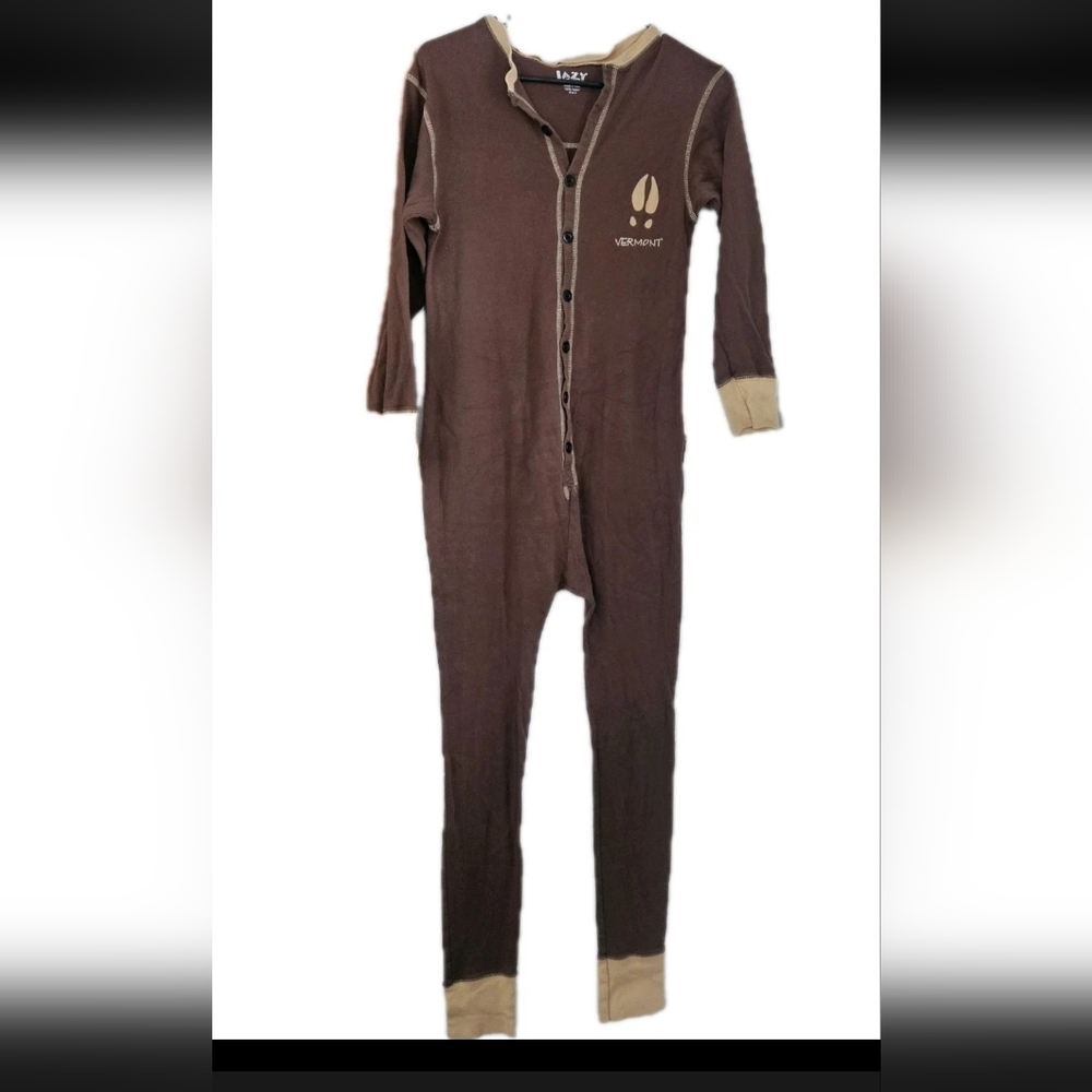 Lazy One Brown Women's Footie Pajamas